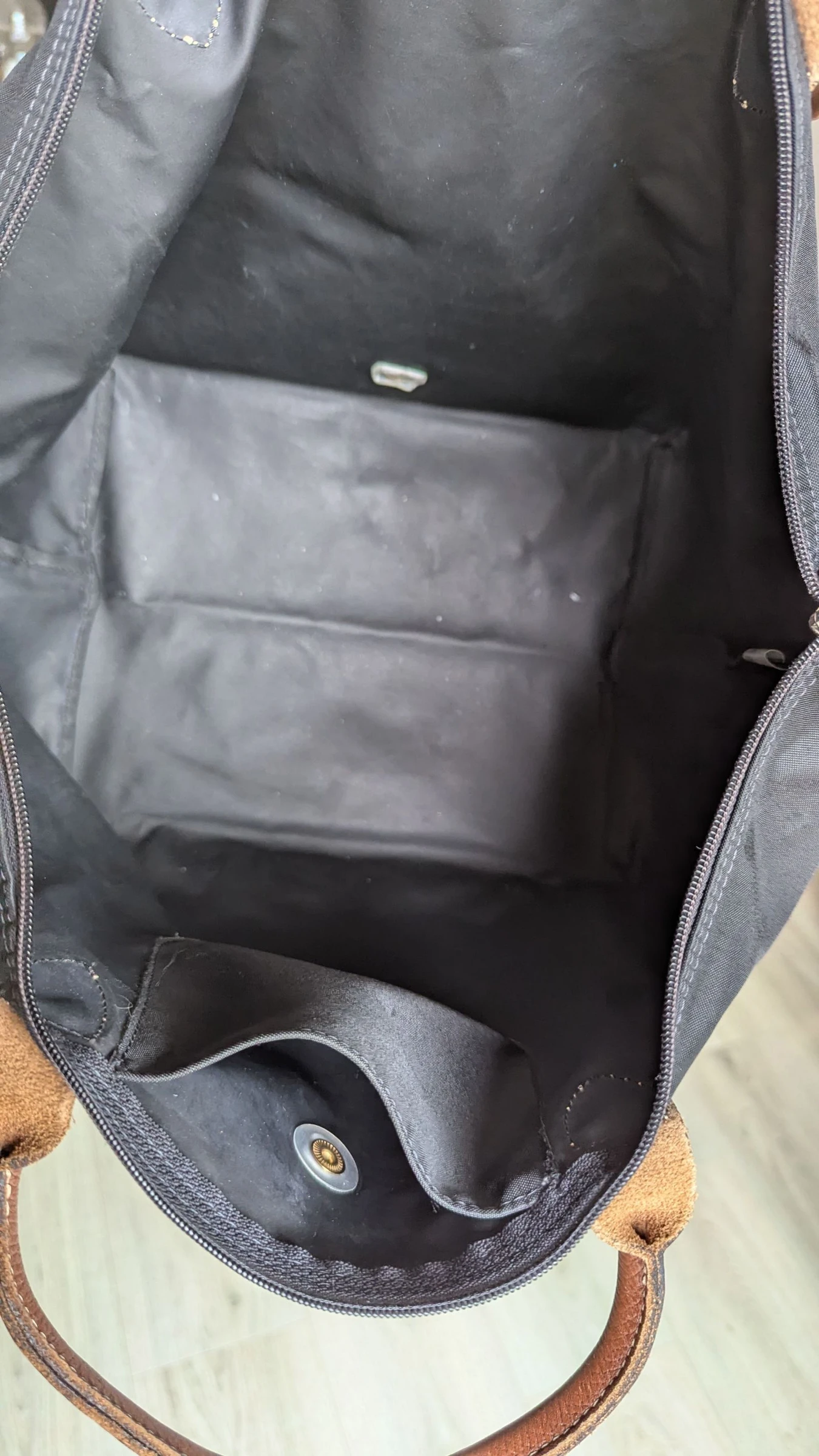 Bolso tote Longchamp - Negro - Tamaño L Perfecto para las clases – photo 8